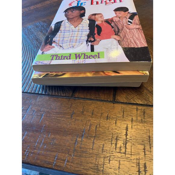 Sweet Valley Jr. High Book Lot of 3, Third Wheel, Three Days, One 2 Many,Vintage - Picture 6 of 10